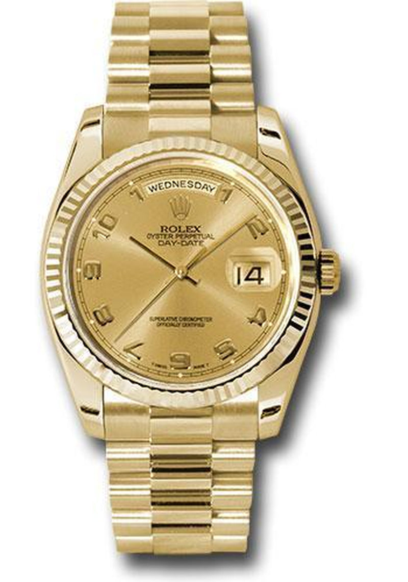 Rolex Day-Date 36Mm Watch 118238 Chap