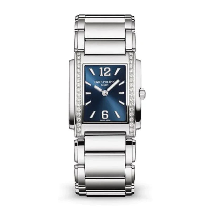 Twenty~4 Quartz Ladies Watch, Stainless Steel with 36 Diamond (~0.42 Ct), 25.1 X 30 Mm, Ref# 4910/1200A-001