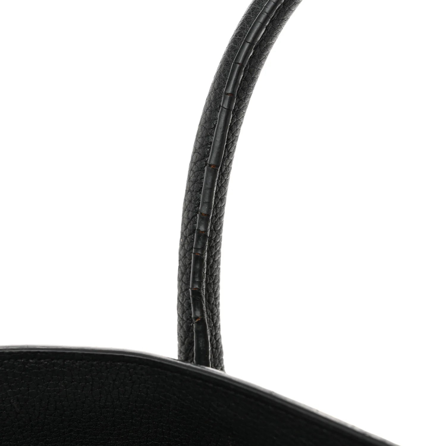 Grained Calfskin Medium Souple Sac De Jour Black