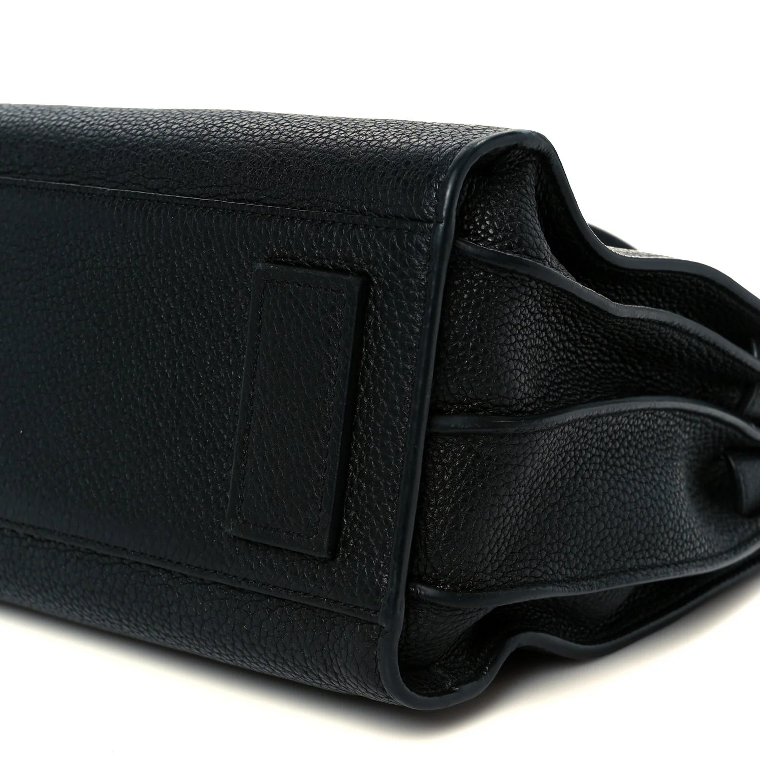 Grained Calfskin Baby Sac De Jour Souple Black