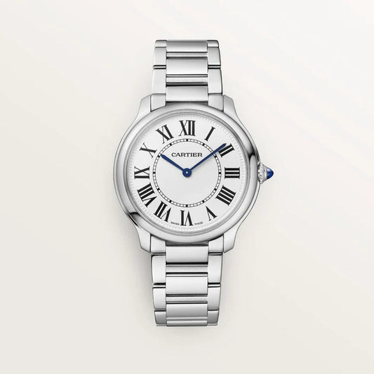 Unworn  Ronde Must De , Stainless Steel, 36Mm, Ref# WSRN0034, Box and Papers