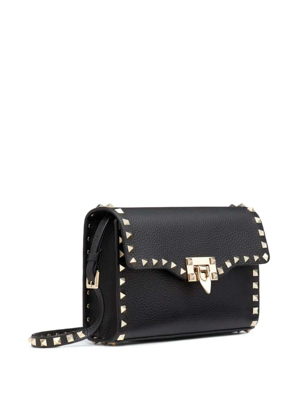 ROCKSTUD SMALL LEATHER SHOULDER BAG