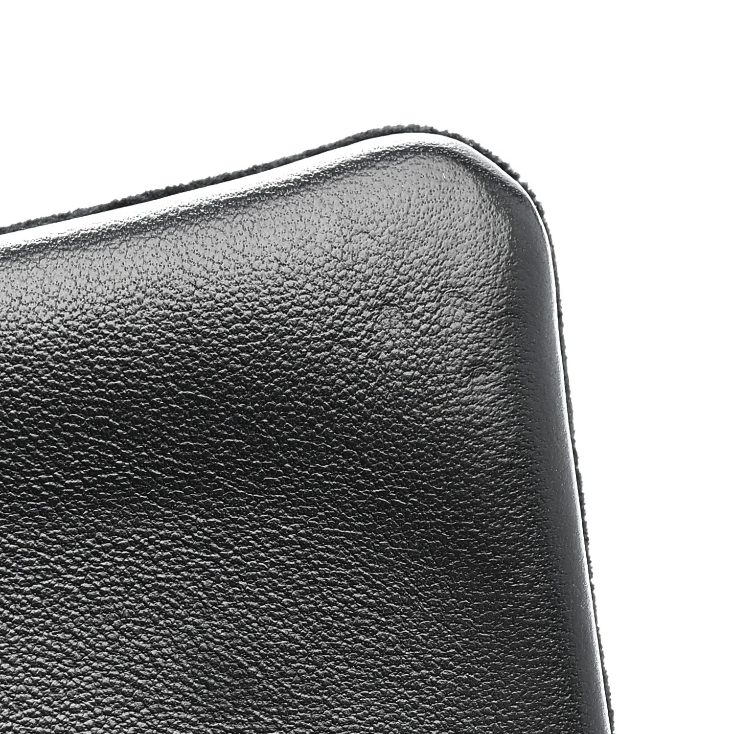 Velvet Crystal Medium Double Flap Black