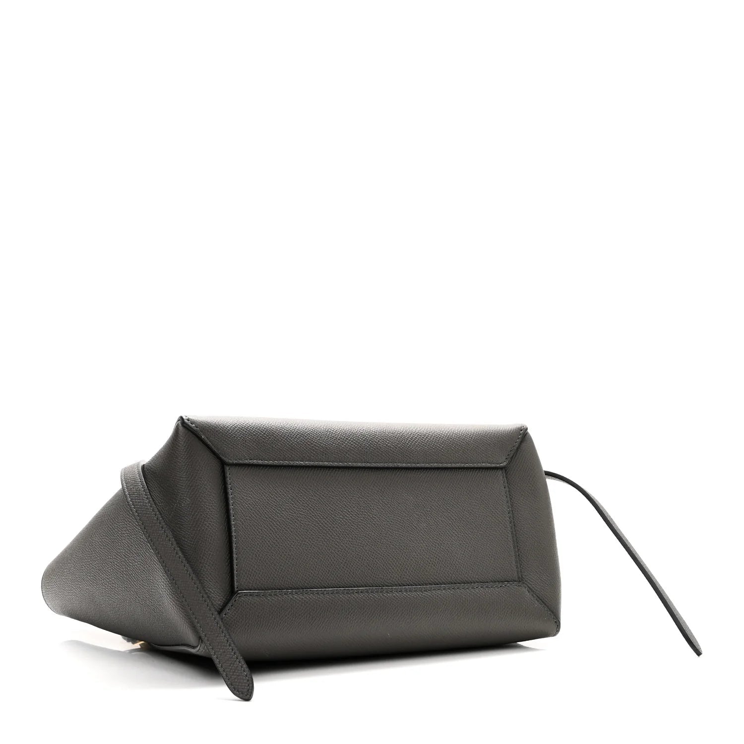 Grained Calfskin Micro Belt Bag Grey