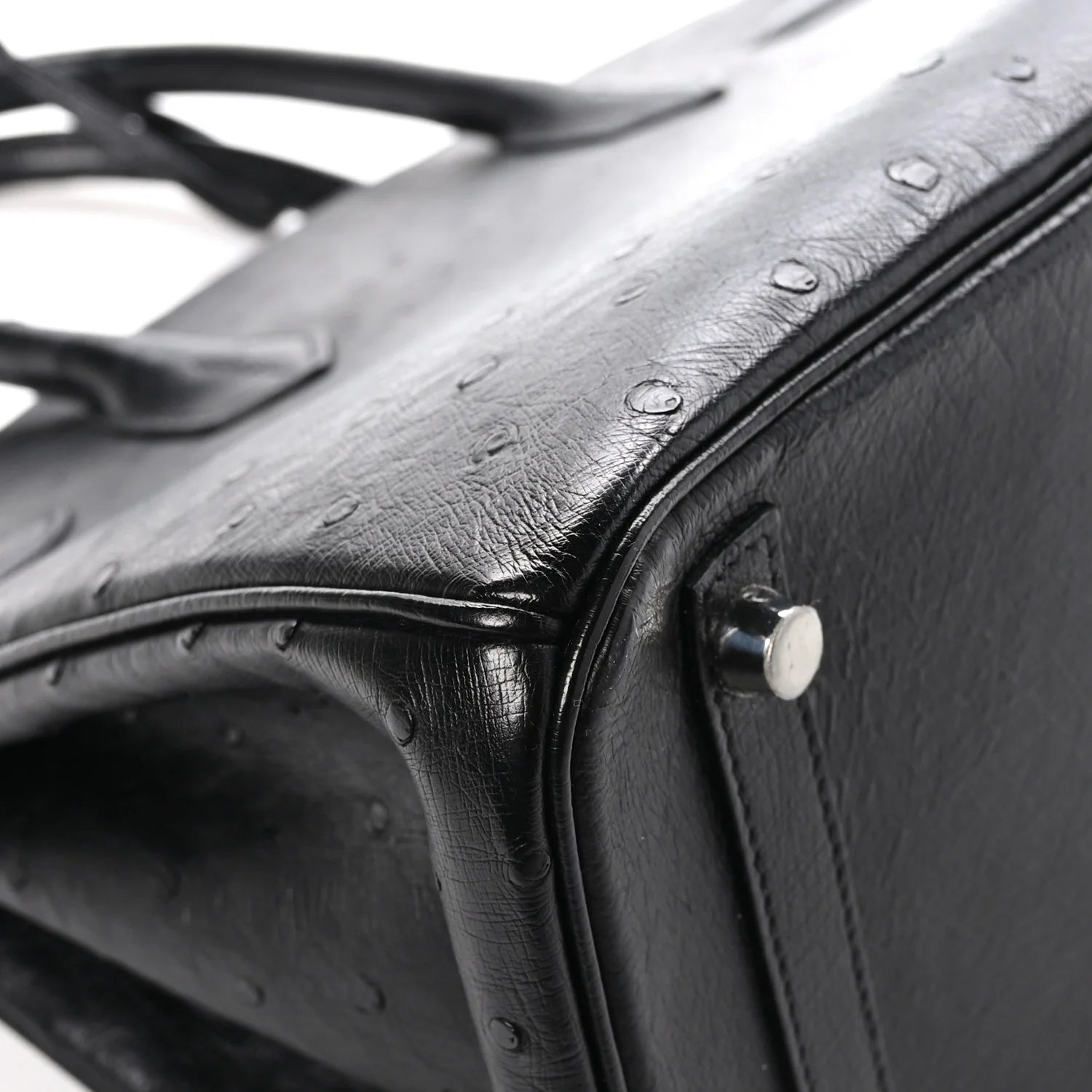 Ostrich Birkin 30 Black