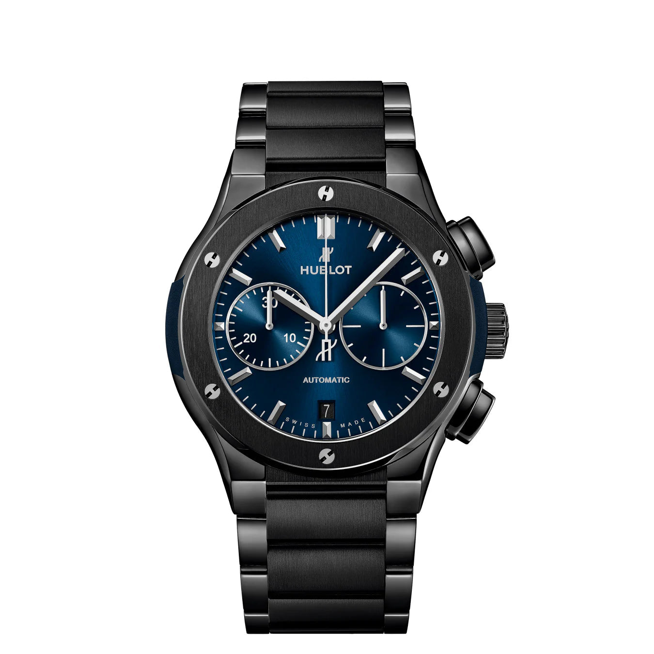 Classic Fusion Chronograph Automatic 45Mm Ceramic Blue, Ref# 520.CM.7170.CM
