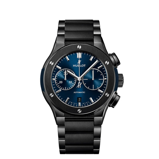 Classic Fusion Chronograph Automatic 45Mm Ceramic Blue, Ref# 520.CM.7170.CM