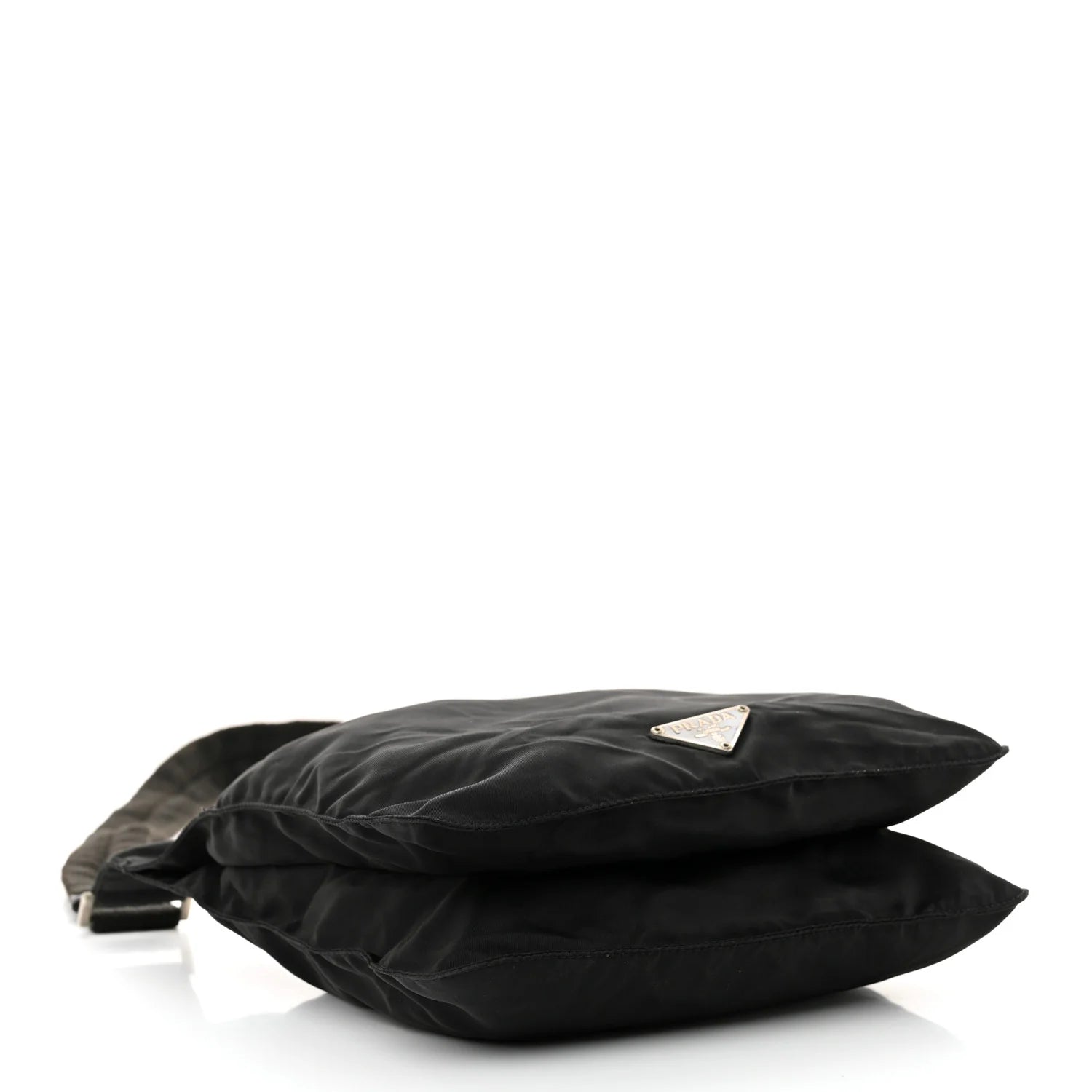 Tessuto Nylon Sport Shoulder Bag Black