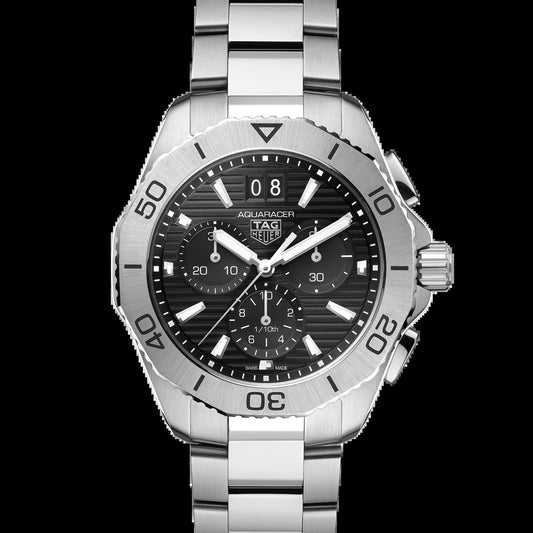 Unworn  Aquaracer Professional 200 Chronograph, Stainless Steel, Ref# CBP1110.BA0627, Box & Papers