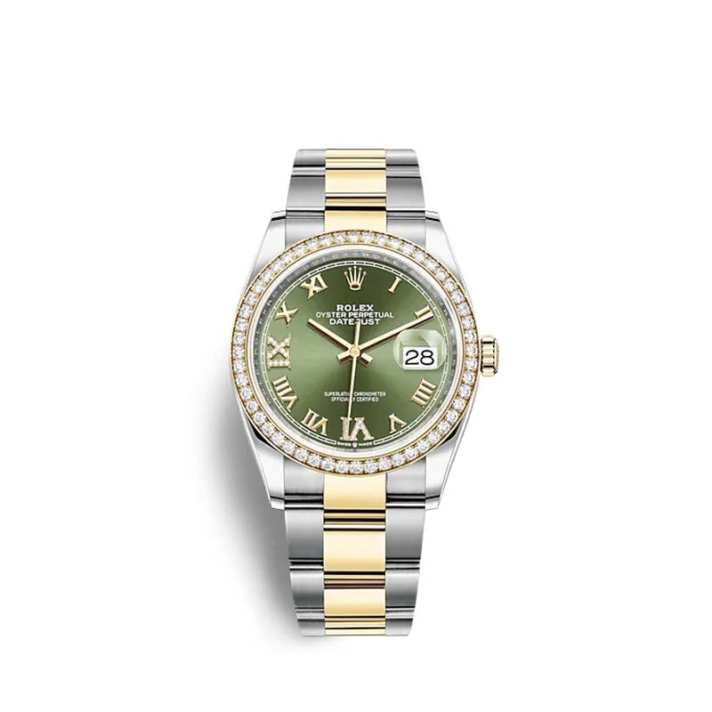 Datejust 36 Oystersteel and Yellow Gold Ref# 126283RBR-0012