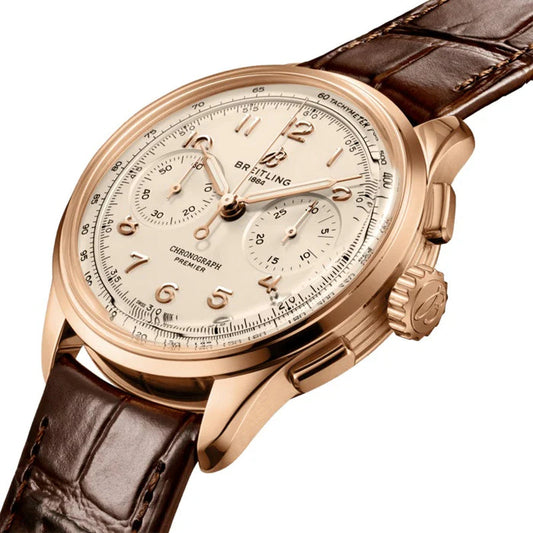 Premier B09 Chronograph 40 18K Red Gold Ref# RB0930371G1P1, Box and Papers