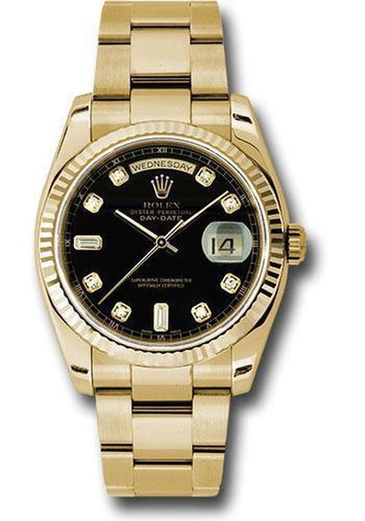Rolex Day-Date 36Mm Watch 118238 Bkdo