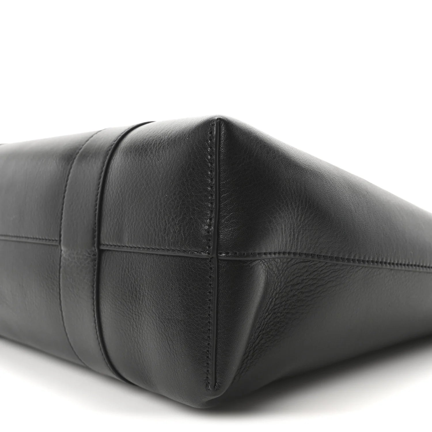 High Shine Grain Bayswater Tote Black