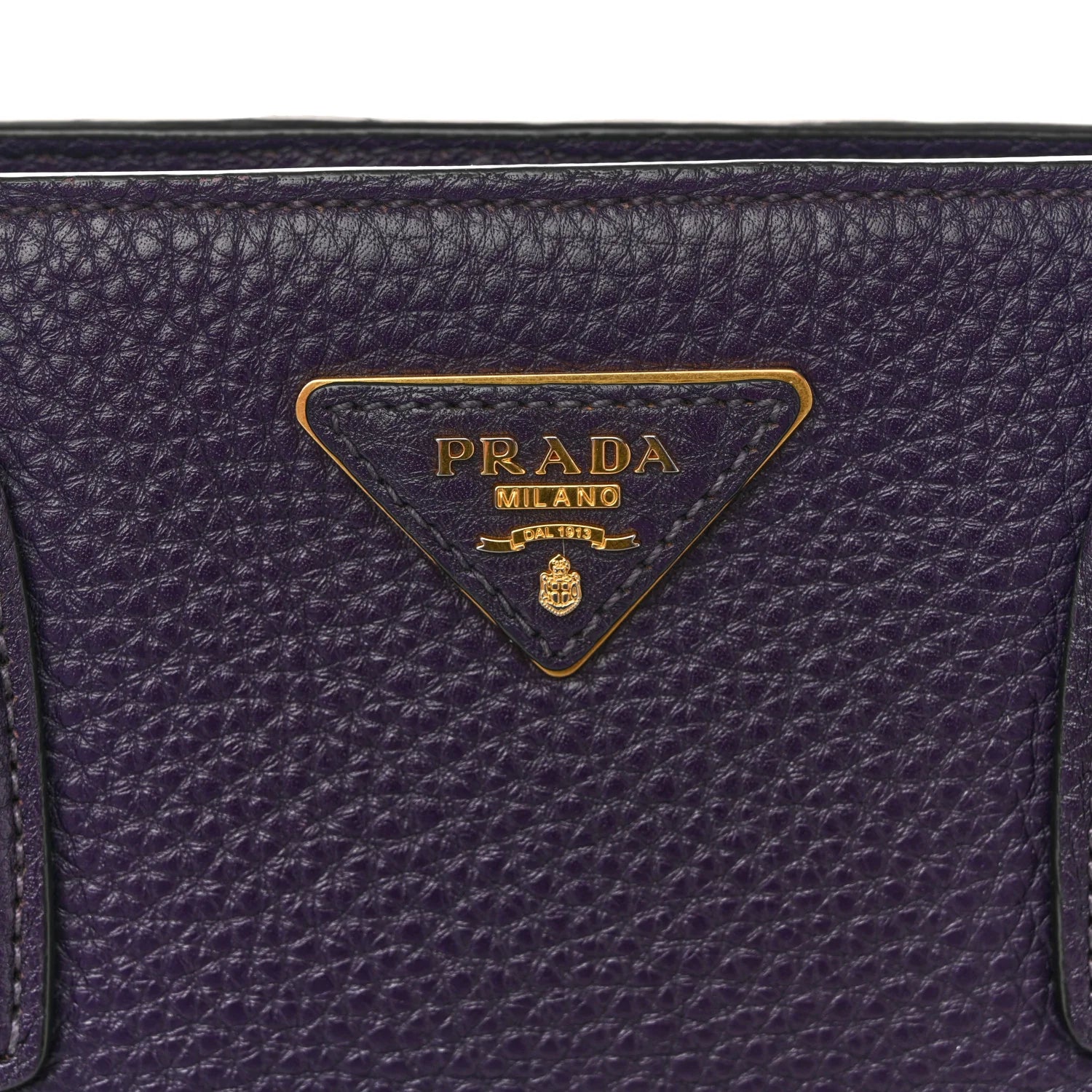 Vitello Daino Shopping Tote Viola