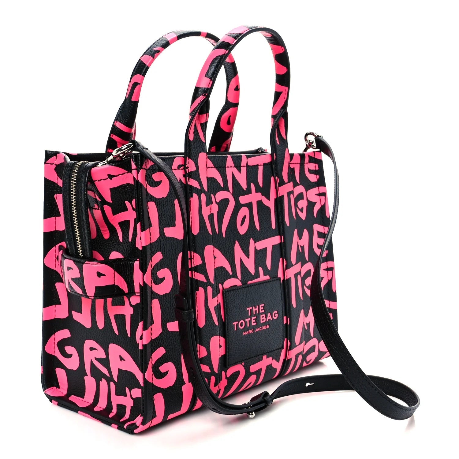 X STEPHEN SPROUSE Grained Calfskin Medium the Tote Bag Pink