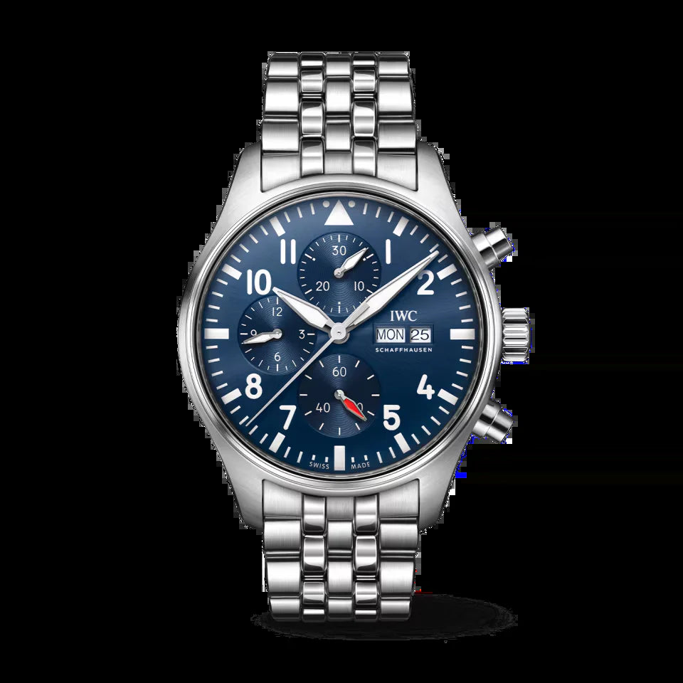 Unworn  Pilot’S Watch Chronograph, Stainless Steel, 43 Mm, Ref# IW378004, Box and Papers