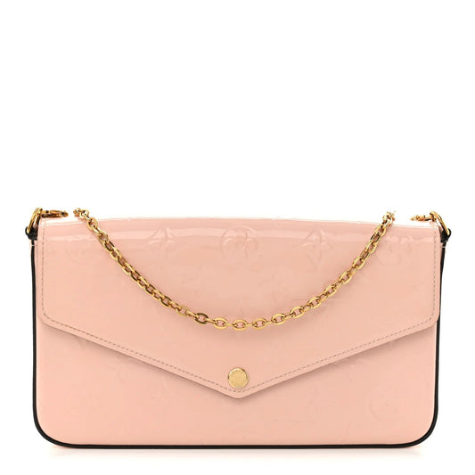 Vernis Pochette Felicie Chain Wallet Rose Ballerine