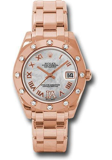 Rolex Datejust Pearlmaster 34Mm Watch: 81315 Mdr
