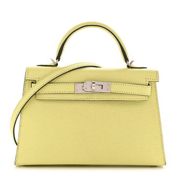 Chevre Mysore Mini Kelly Sellier 20 Jaune Bourgeon