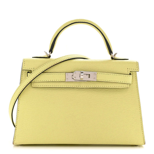 Chevre Mysore Mini Kelly Sellier 20 Jaune Bourgeon