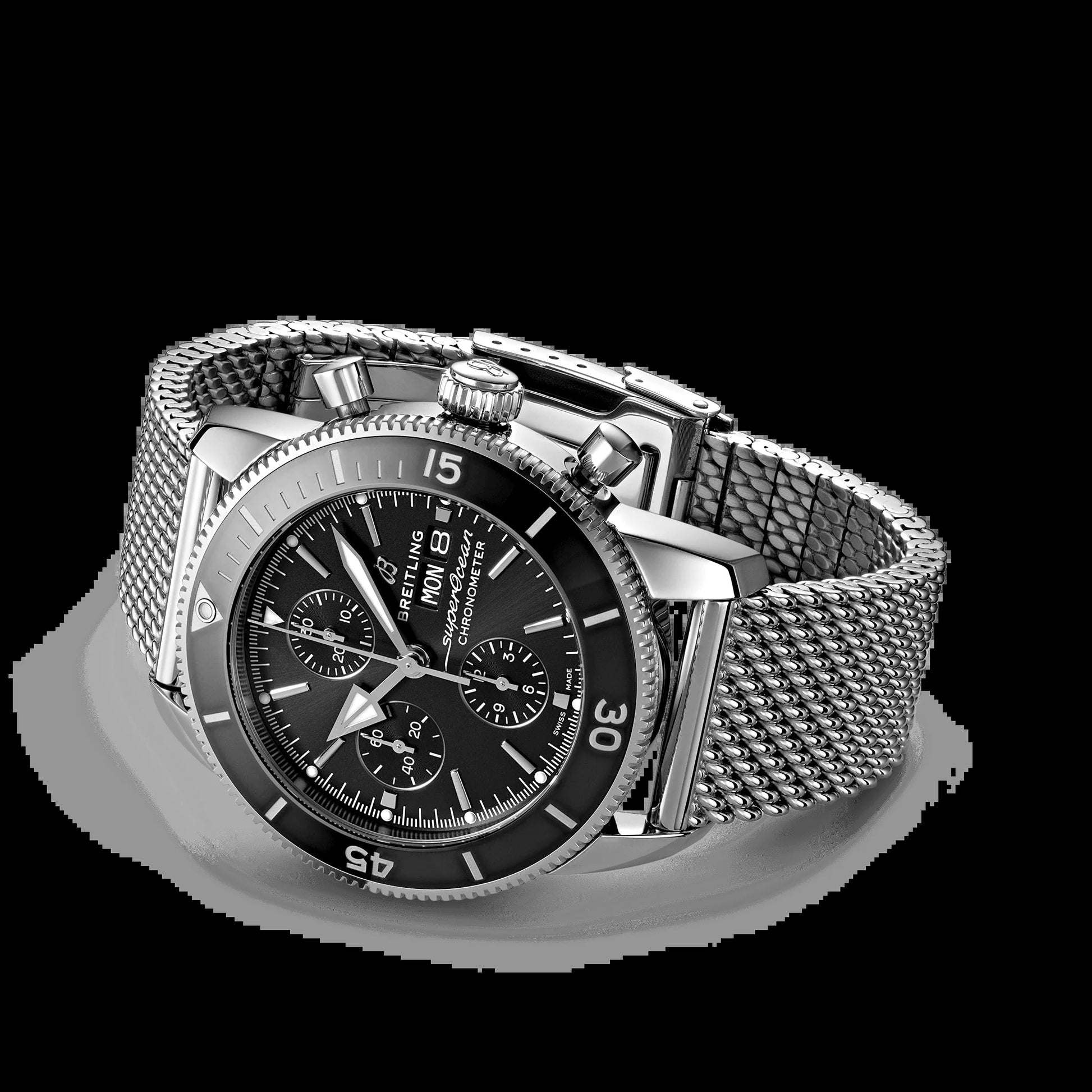 Superocean Heritage Chronograph 44, Ref# A13313121B1A1, Box and Papers