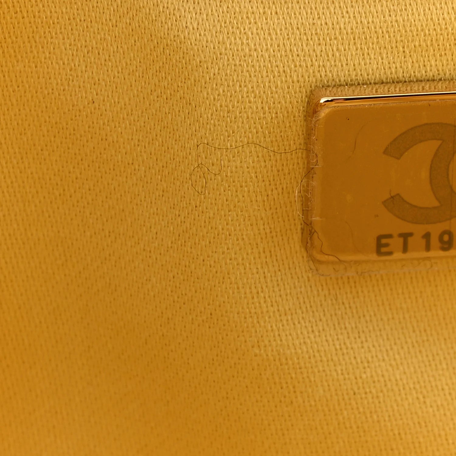 Suede Quilted Mini  25 Handbag Yellow