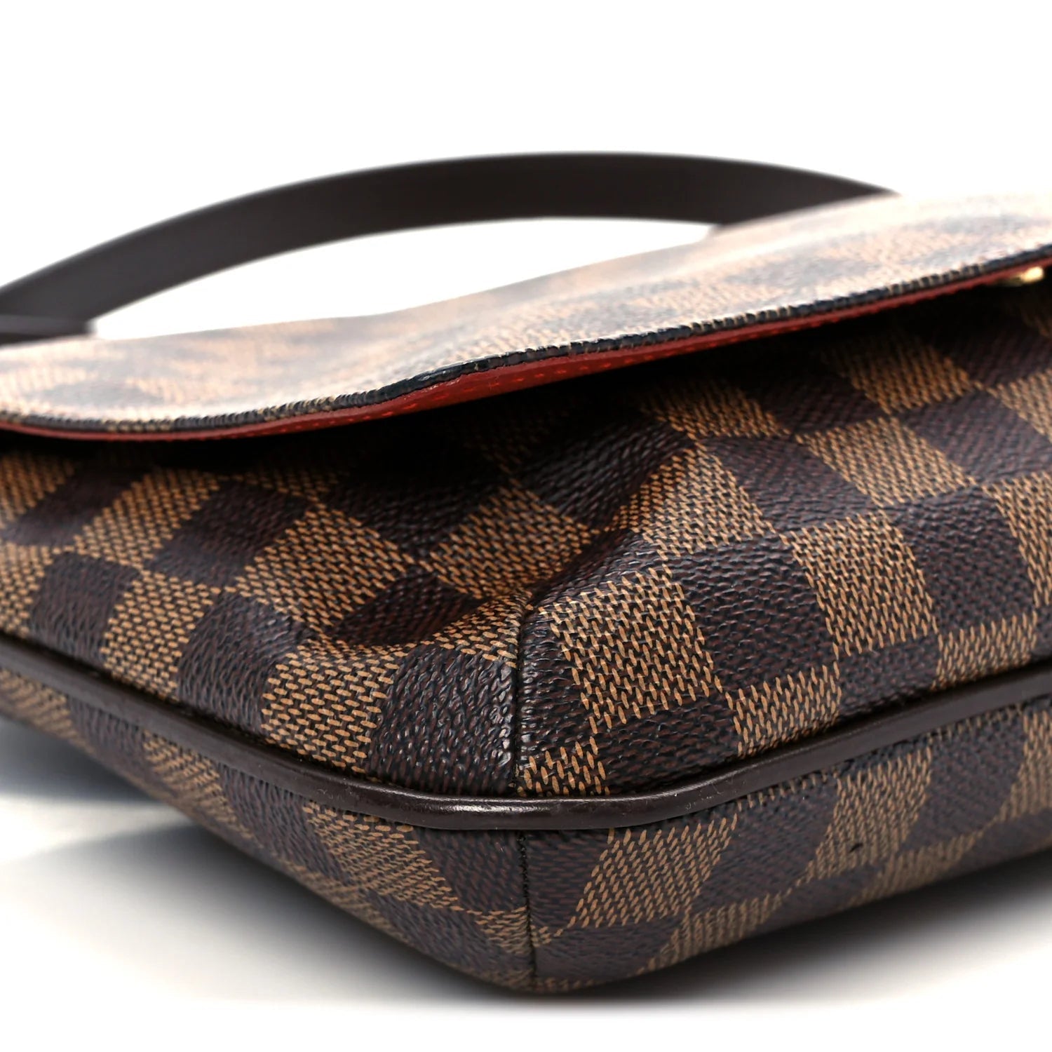 Damier Ebene Musette Tango Long Strap