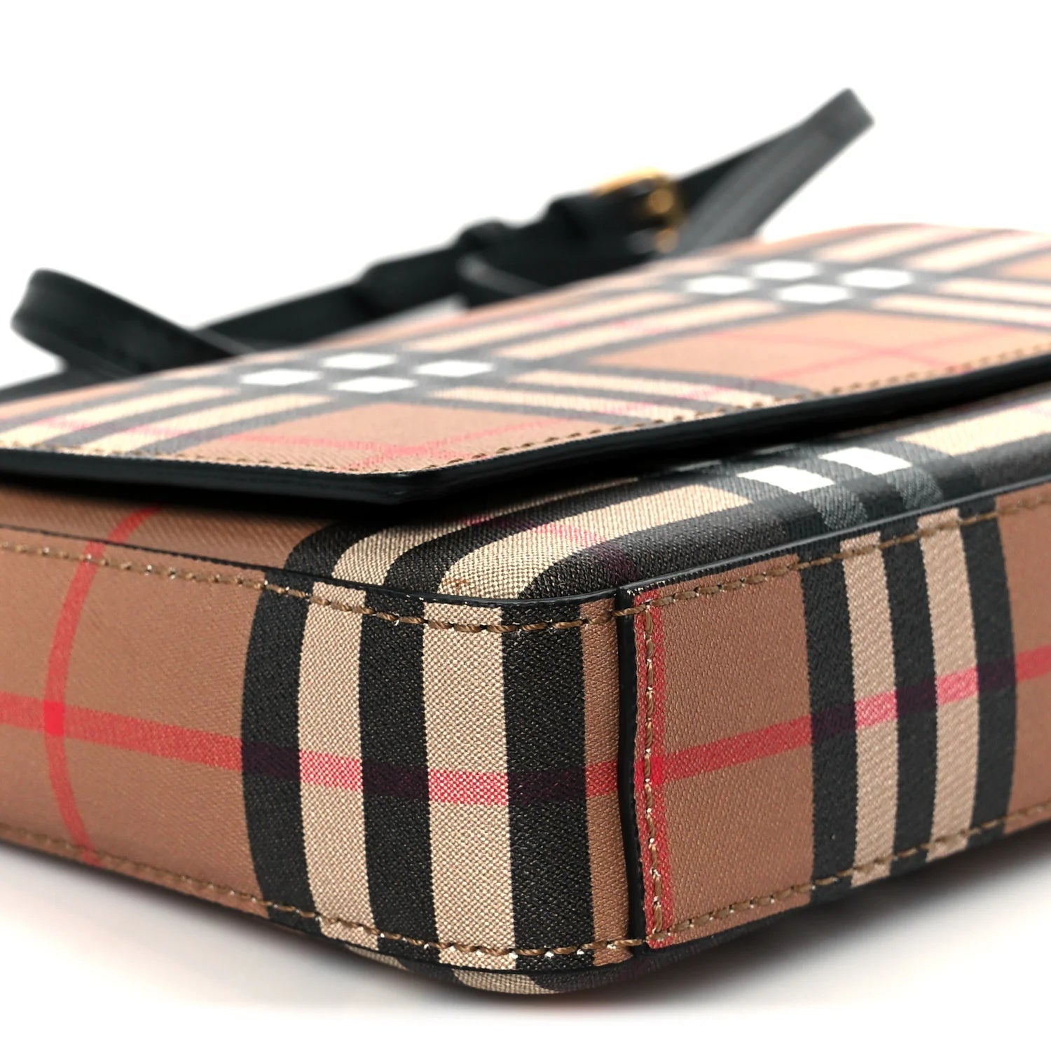 House Check Tartan Mix Hampshire Crossbody Black