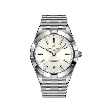 Chronomat Quartz 32 Ladies Watch, Stainless Steel, Ref# A77310101A2A1, Unworn 2024