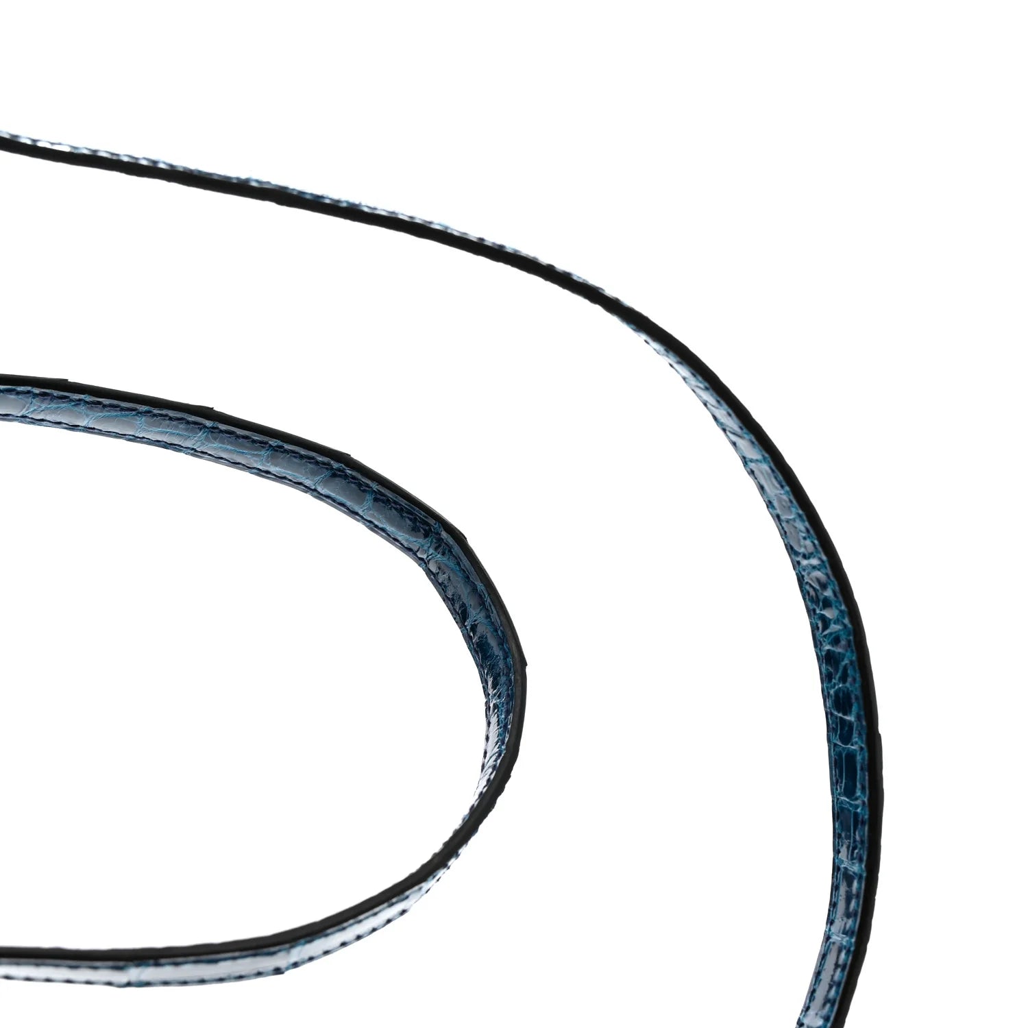 Shiny Niloticus Crocodile Constance Elan 25 Cassis Bleu Izmir Bleu Tempete