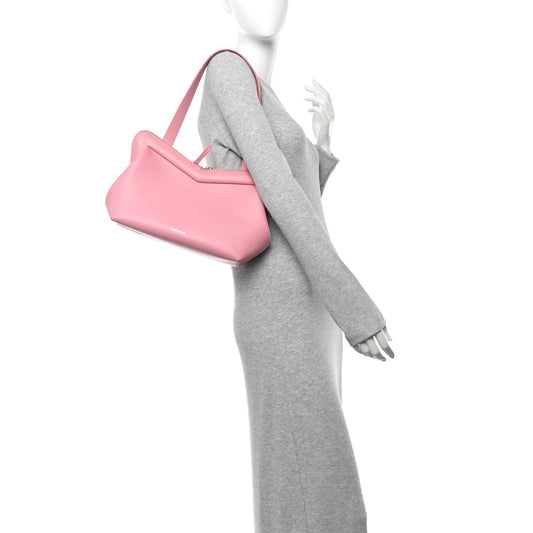 Smooth Calfskin M Frame Bag Flamingo