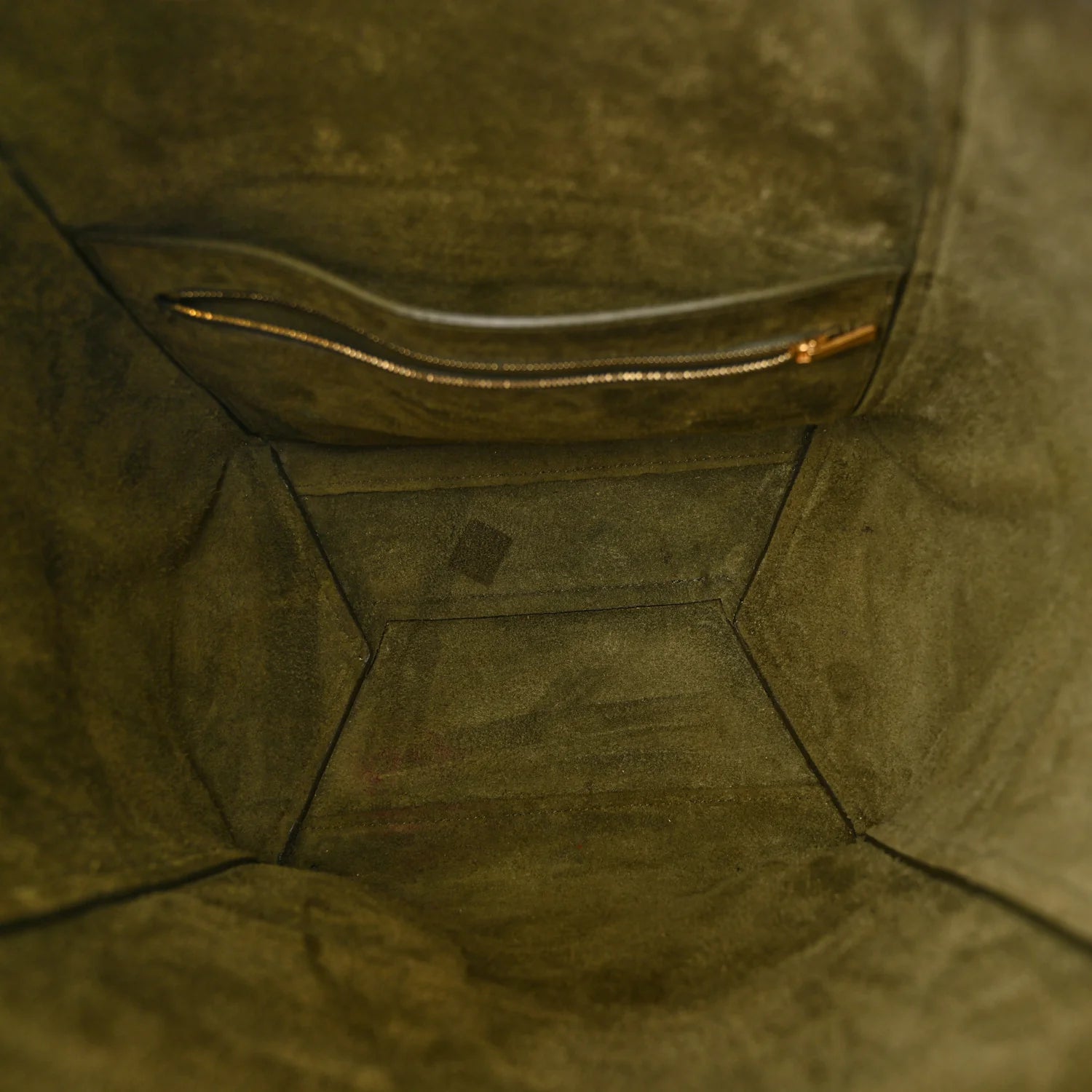 Soft Grained Calfskin Sangle Bucket Bag Light Khaki