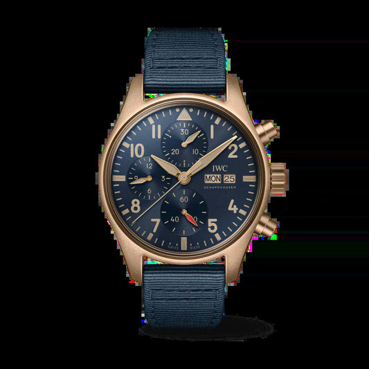 Unworn  Pilot'S Watch Chronograph 41, Bronze, 41Mm, Ref# IW388109, Box and Papers