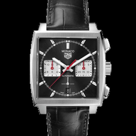 Unworn  Monaco Chronograph Automatic, Stainless Steel, 39Mm, Ref# CBL2113.FC6177, Box and Papers