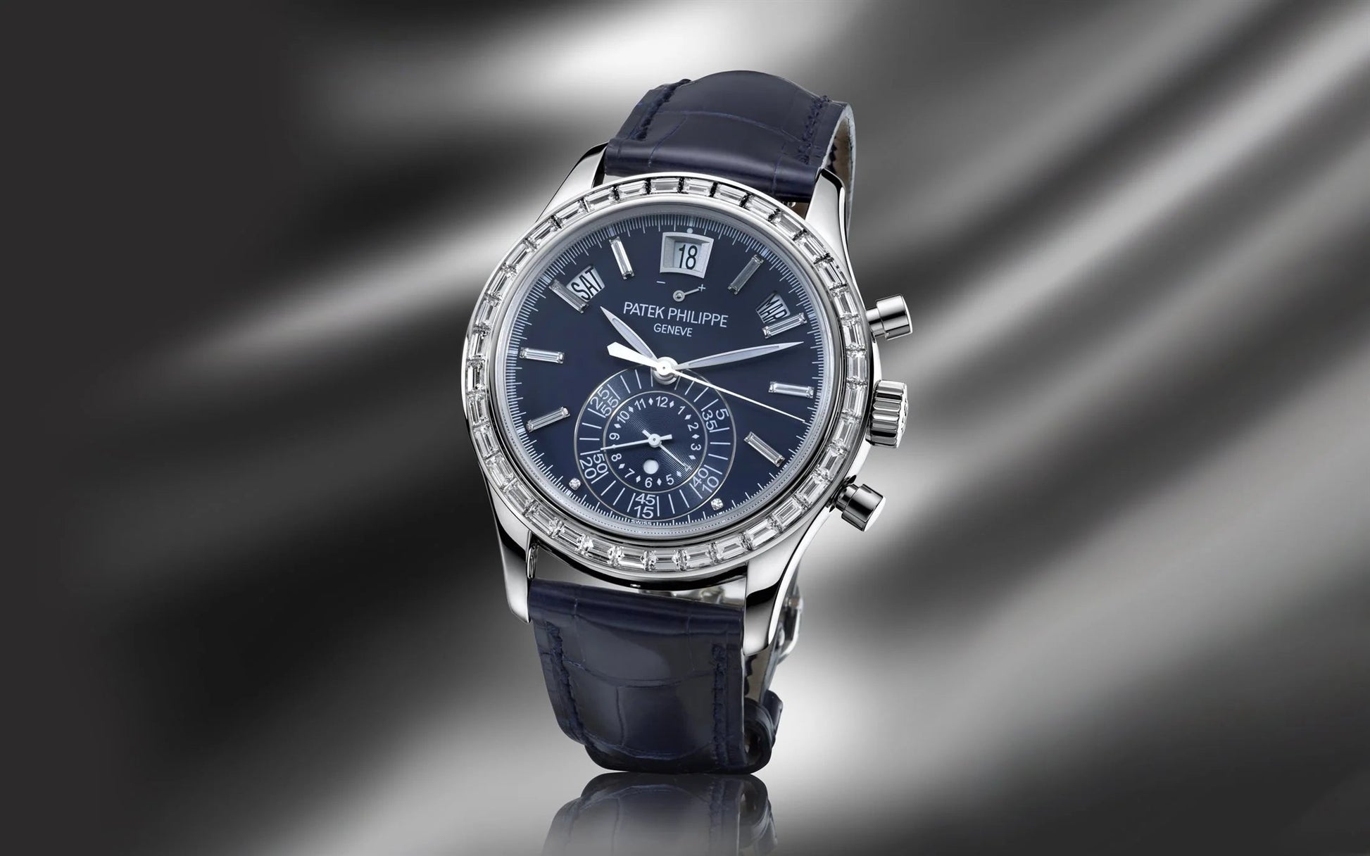 Complication, Platinum, Flyback Chronograph with Annual Calendar 40,5Mm, Ref# 5961P-001