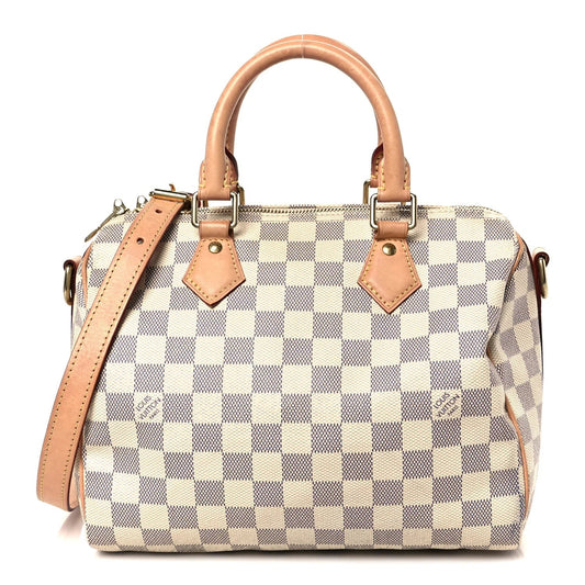 Damier Azur Speedy Bandouliere 25