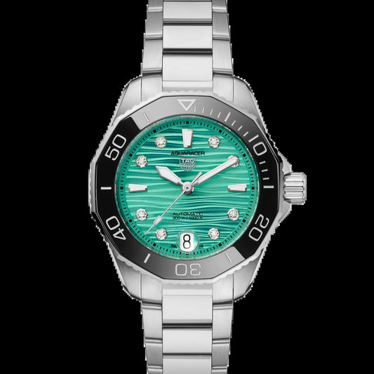 Unworn  Aquaracer Professional 300 Date, Stainless Steel, Ref# WBP231K.BA0618, Box & Papers