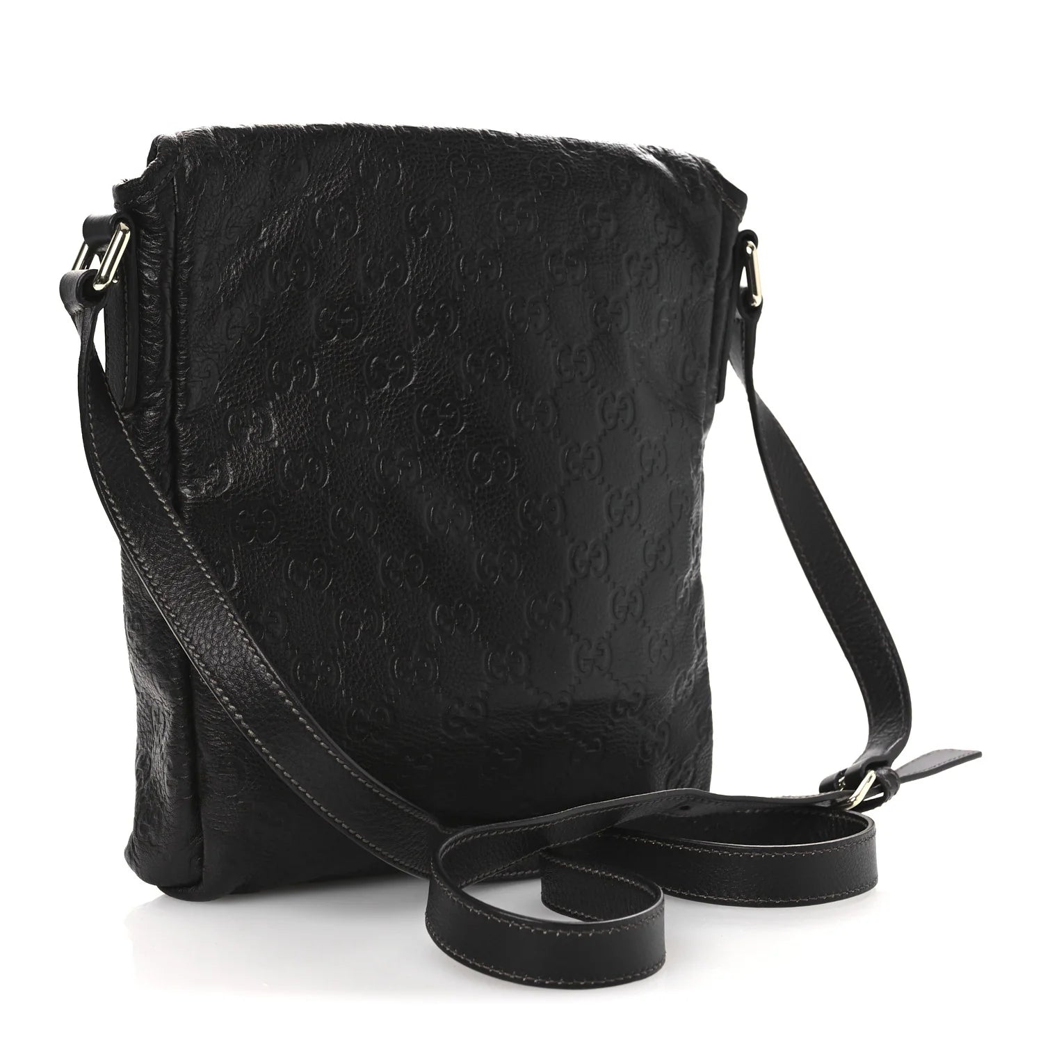 ssima Small Flap Messenger Bag Black