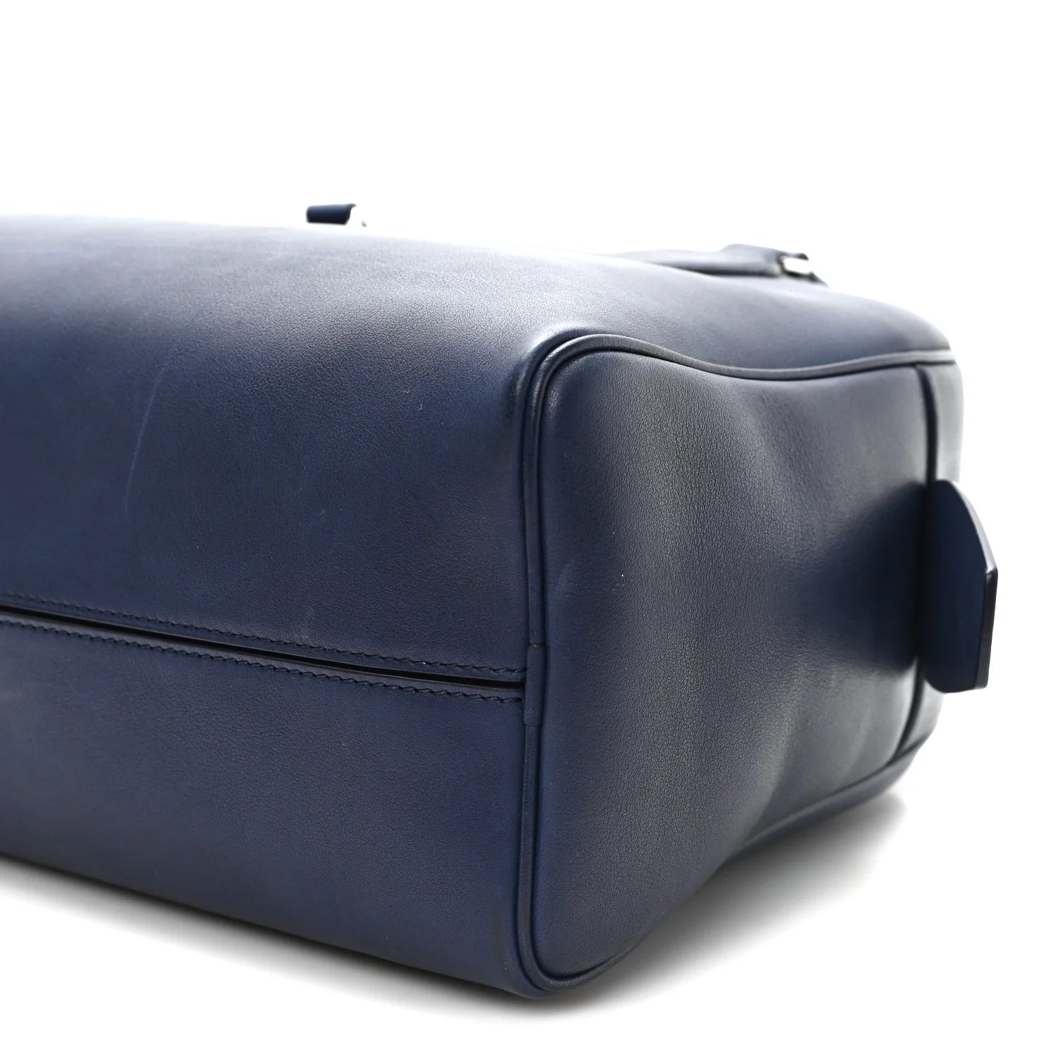 Polished Saddle Calfskin India 12 Blue Nights