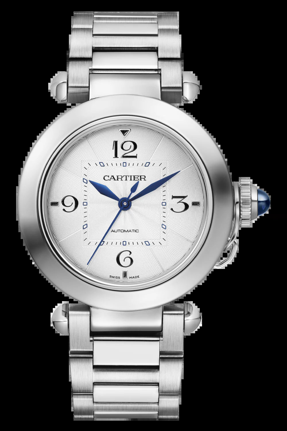 Unworn  Pasha De , Stainless Steel, 35Mm, Ref# WSPA0013, Box and Papers