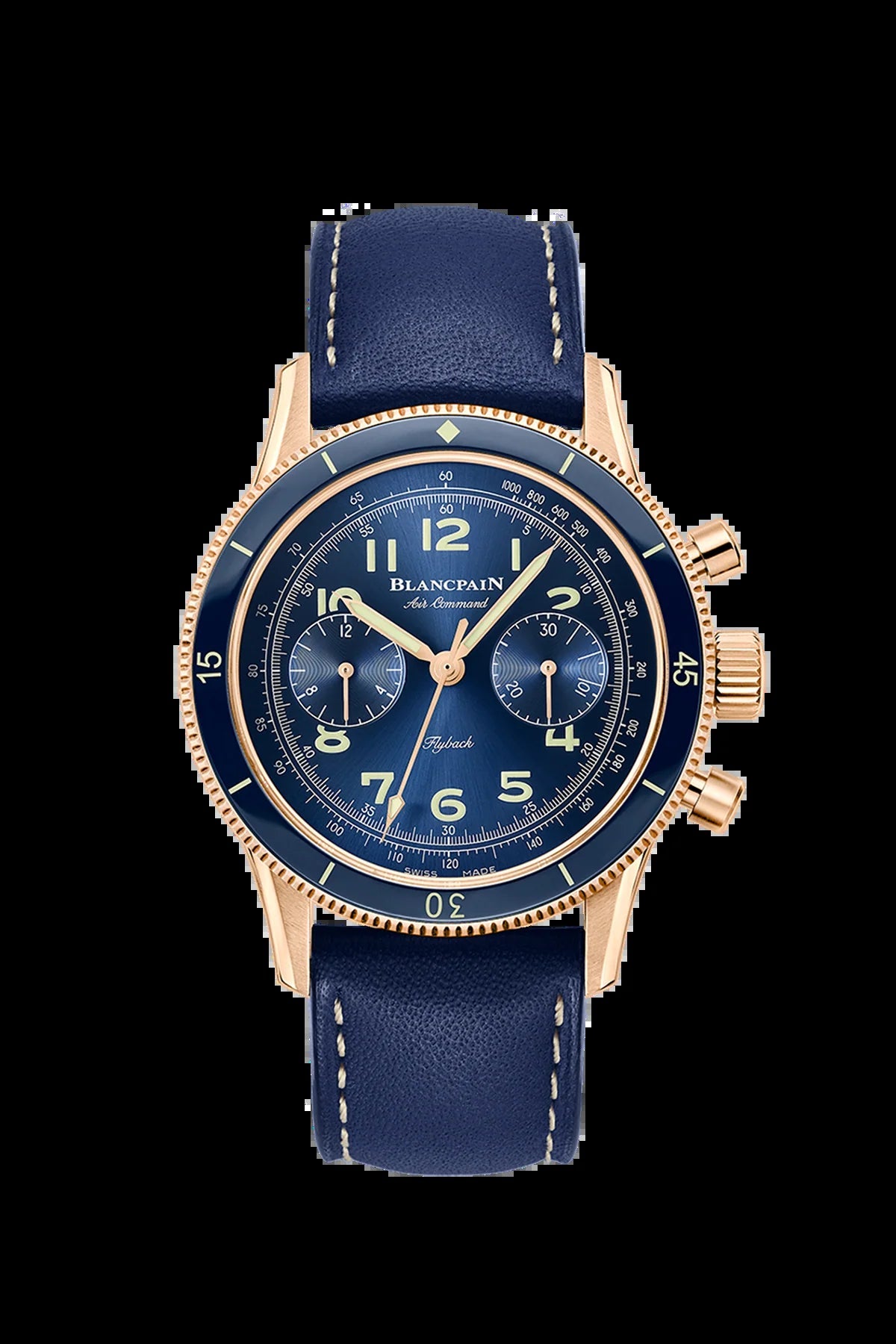 Unworn  Air Command Flyback Chronograph, 18K Rose Gold, 42.5Mm, Ref# AC02-36B40-63A, Box and Papers