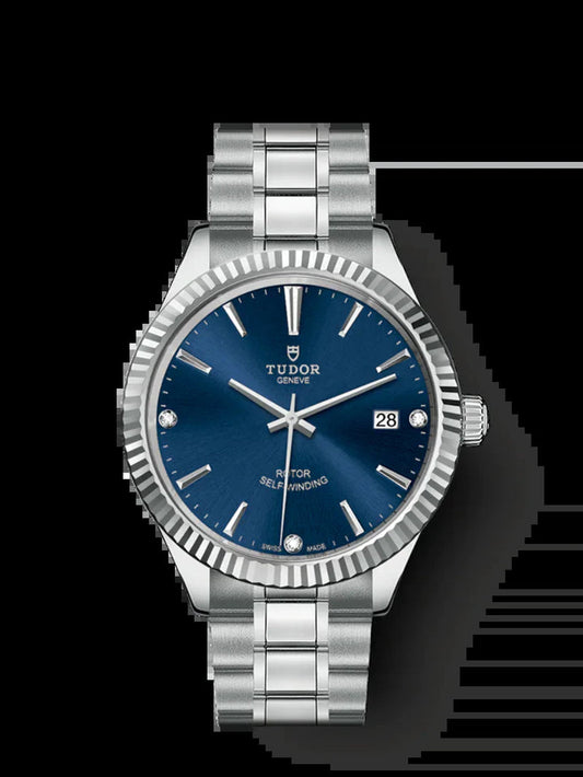 Style, Stainless Steel and Diamond-Set, 38Mm, Ref# M12510-0017