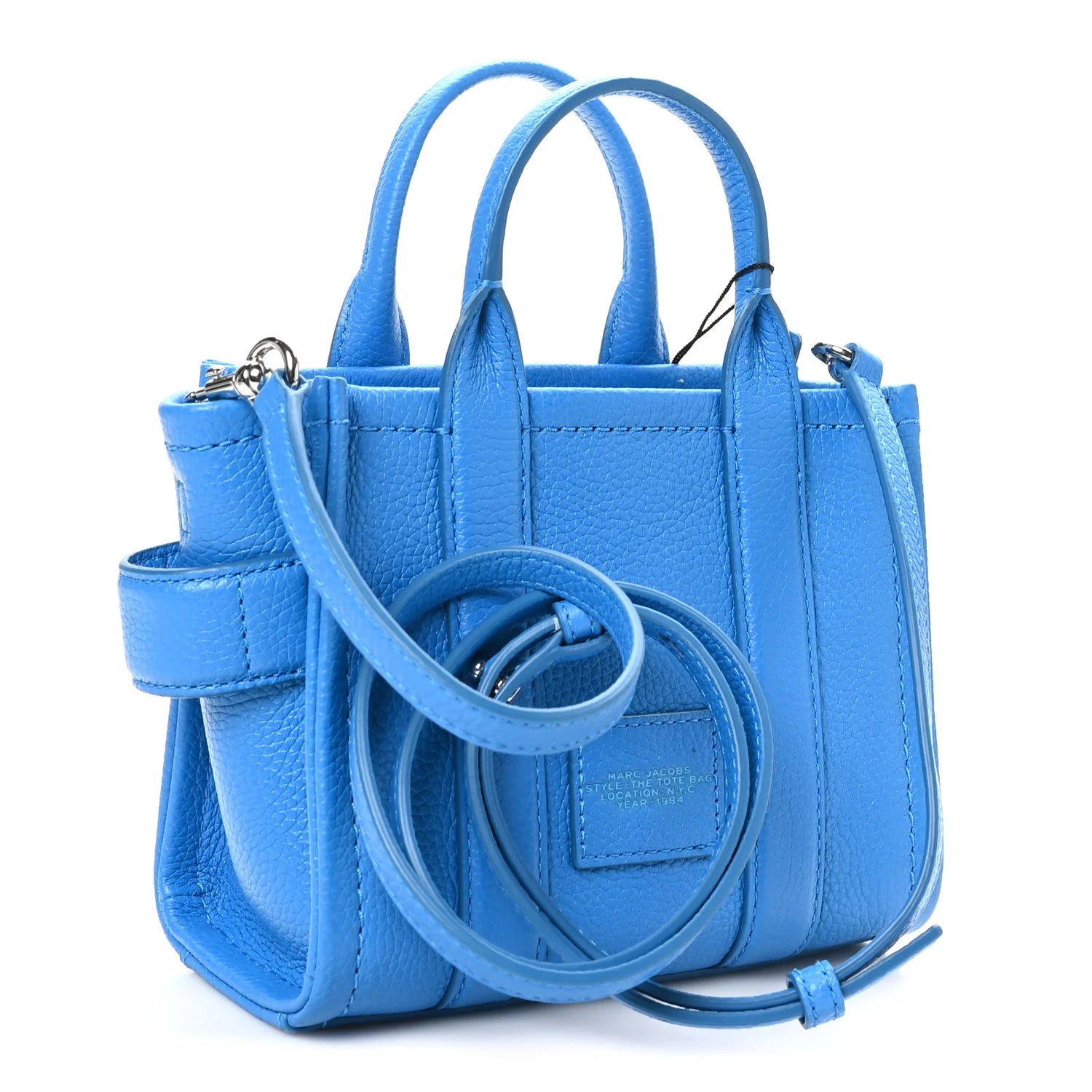 Grained Calfskin Mini the Tote Bag Scuba