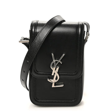 Smooth Calfskin Mini Solferino Satchel Black