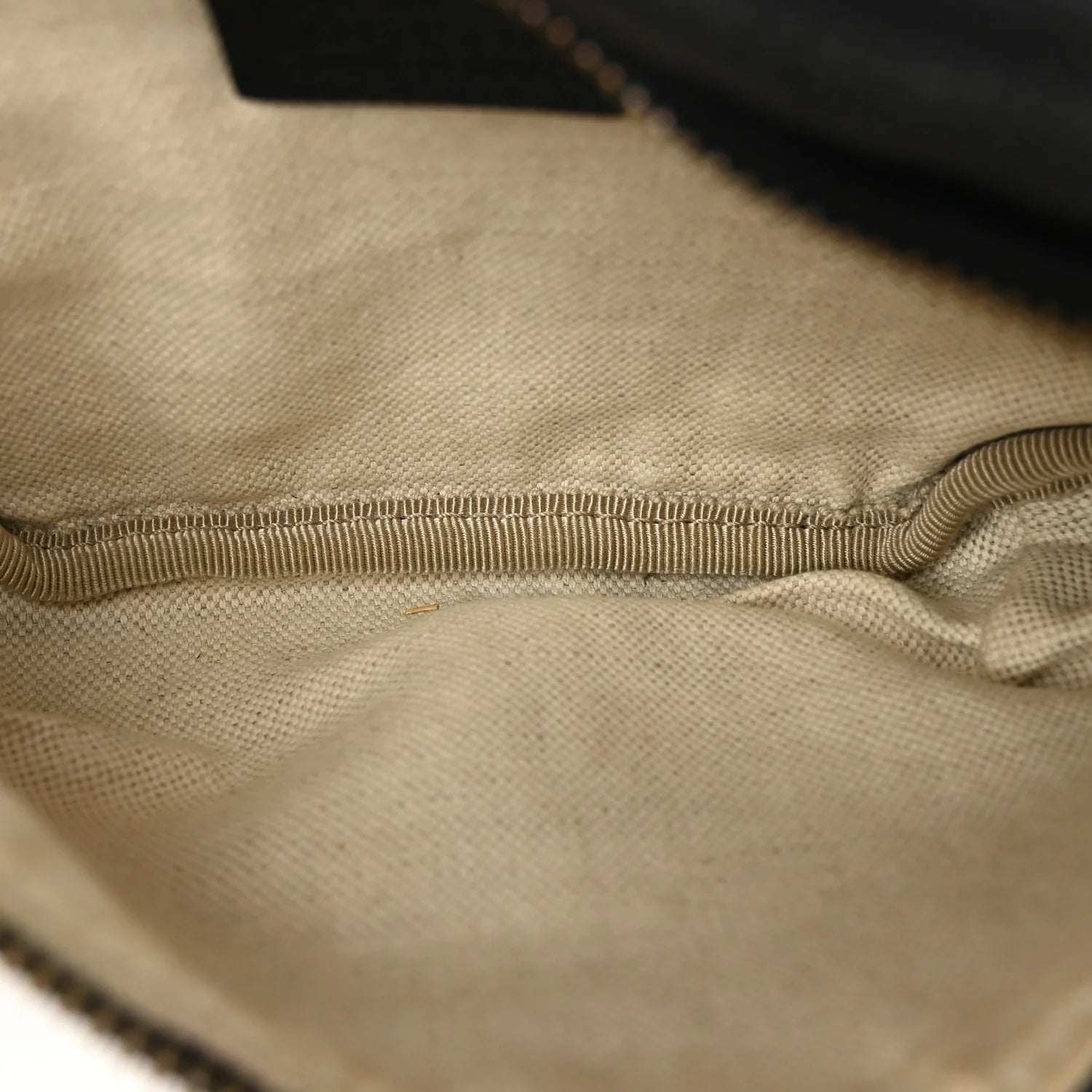 Grained Calfskin Small Logo Belt Bag Black