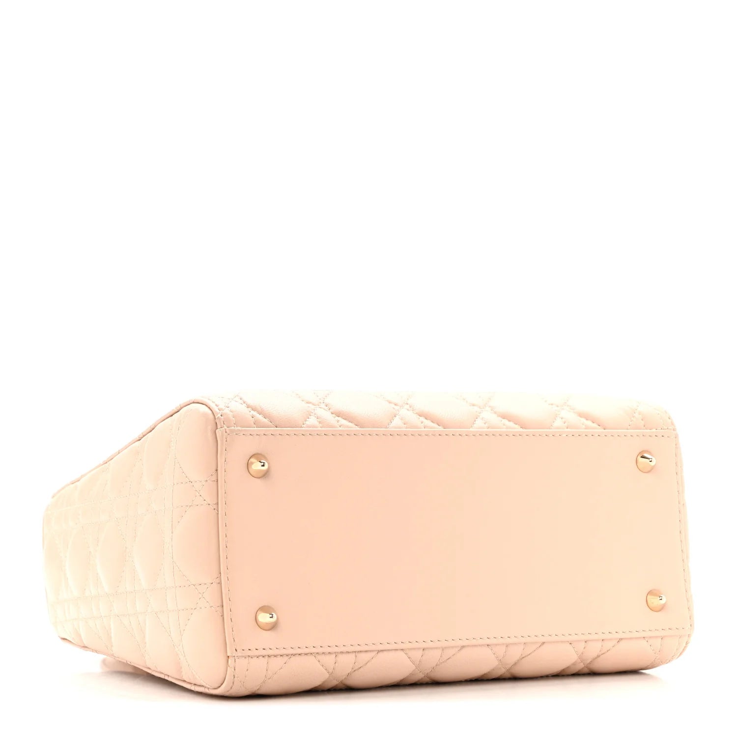 Lambskin Cannage Medium Lady Dior Light Pink