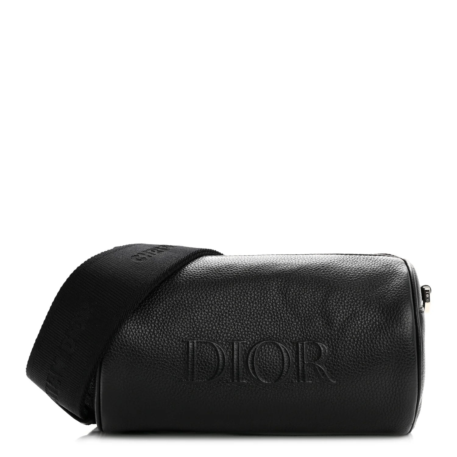 HOMME Grained Calfskin Mens Roller Messenger Black