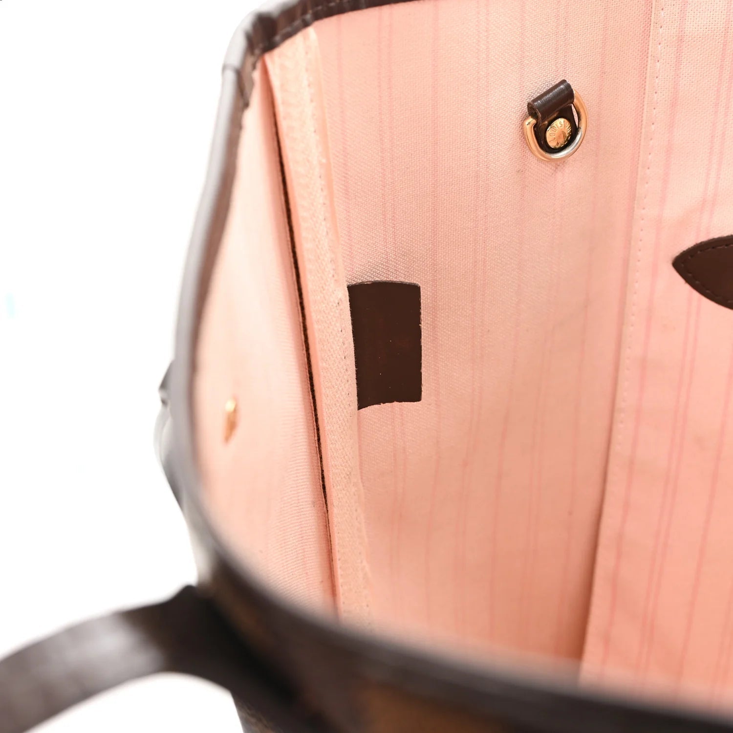 Damier Ebene Neo Neverfull MM Rose Ballerine