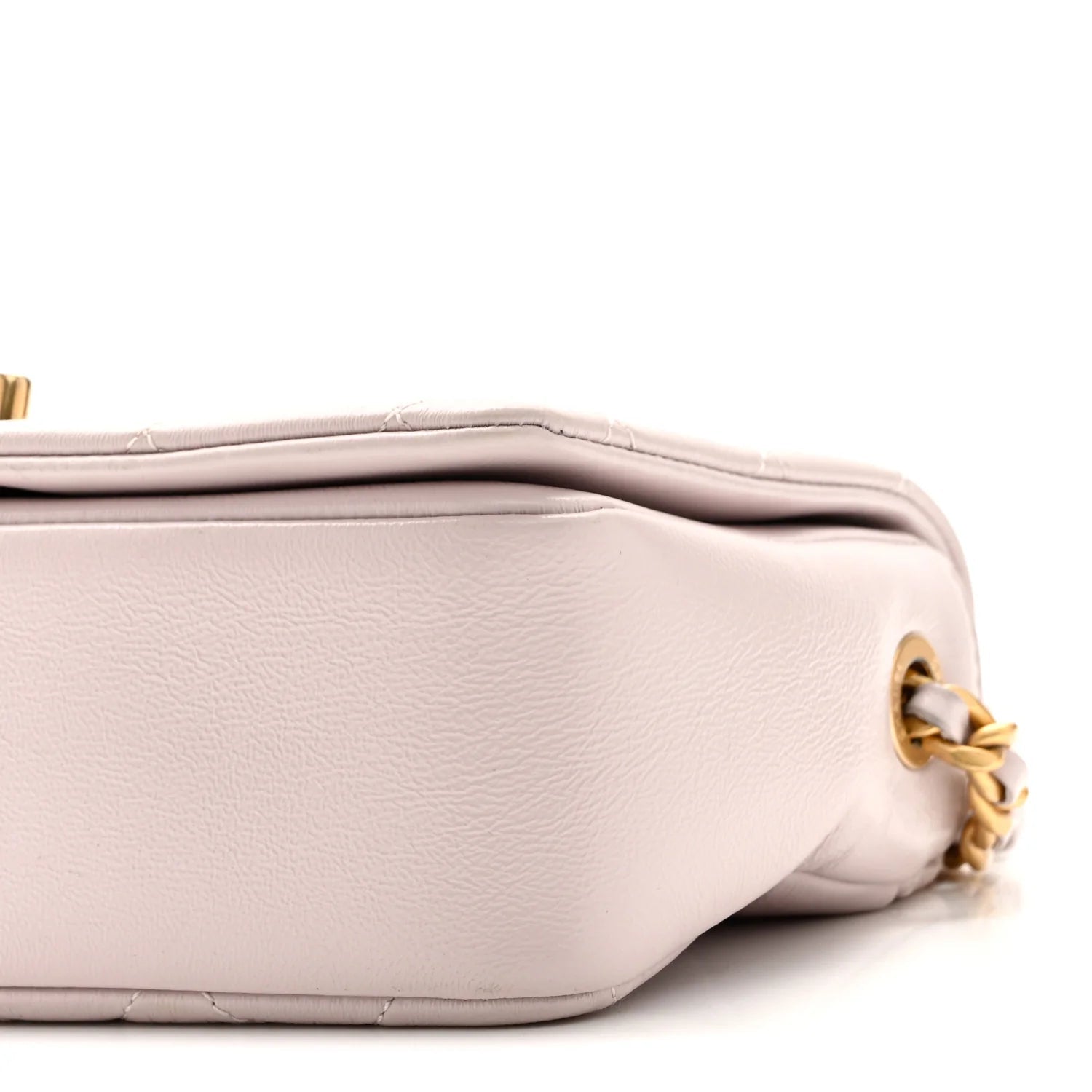 Shiny Lambskin Quilted Small Fashion Therapy Flap Bag Lilac