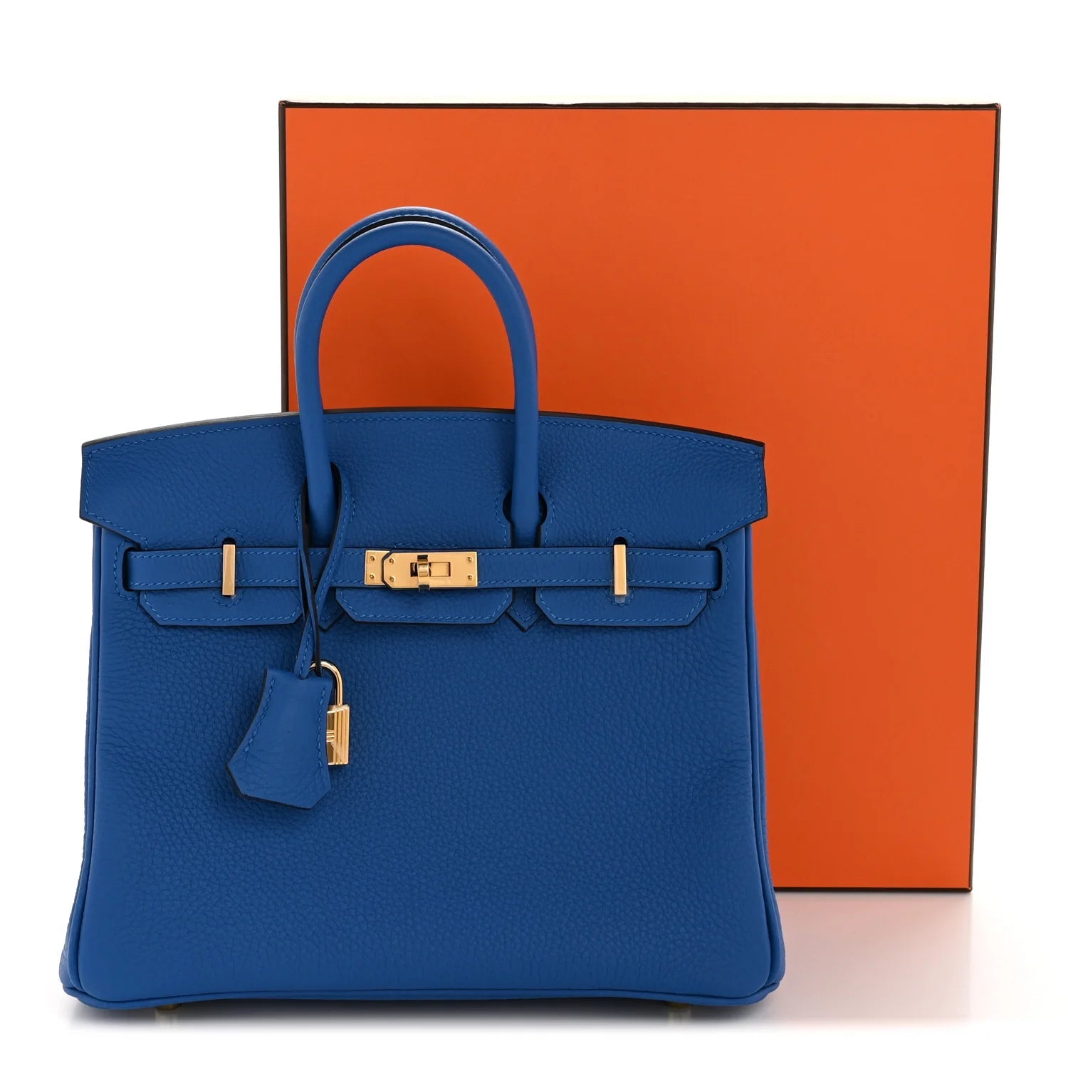 Togo Birkin 25 Bleu Zellige